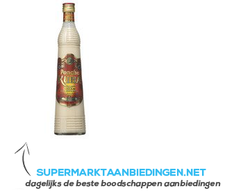 Ponche Kuba Caribbean rum cream aanbieding