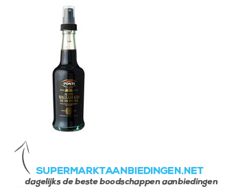 Ponti Aceto balsamico di Modena spray aanbieding