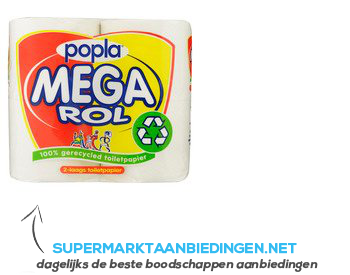 Popla Megarol toiletpapier aanbieding