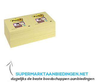 Post-it Super sticky notes aanbieding