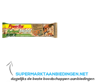 Powerbar Natural energey cereal sweet n salty aanbieding