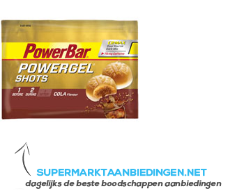 Powerbar Powergel shots cola aanbieding