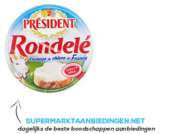 Président Rondelé fromage de chèvre