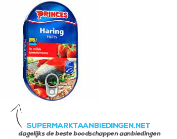 Princes Haring in milde tomatensaus aanbieding