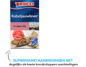 Princes Kabeljauwlever aanbieding