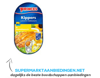 Princes Kippers in zonnebloemolie aanbieding