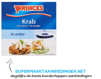 Princes Krab in water aanbieding