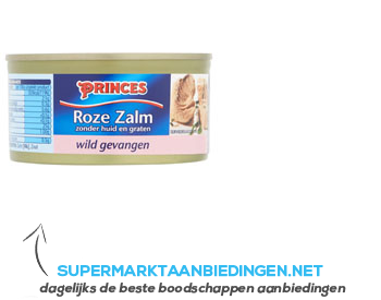 Princes Pink zalm gefileerd aanbieding