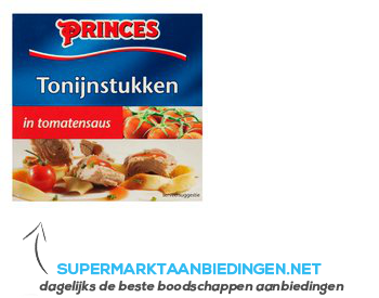 Princes Tonijnstukken in tomatensaus aanbieding