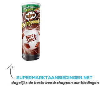 Pringles Hot & spicy aanbieding