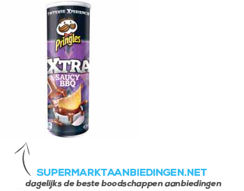 Pringles Xtra saucy BBQ aanbieding