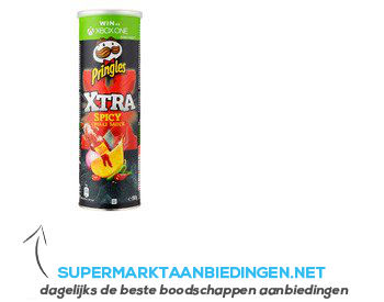 Pringles Xtra spicy chili sauce aanbieding