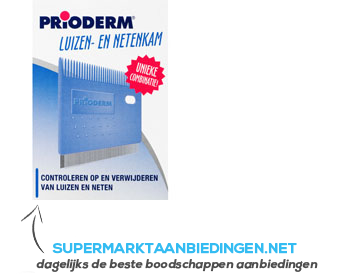 Prioderm Luizen- & netenkam aanbieding