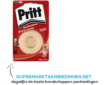 Pritt Plakband zonder schaar aanbieding