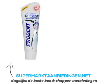 Prodent Tandpasta arctic fresh whitener aanbieding