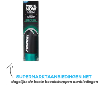 Prodent Tandpasta white now men deep cool aanbieding