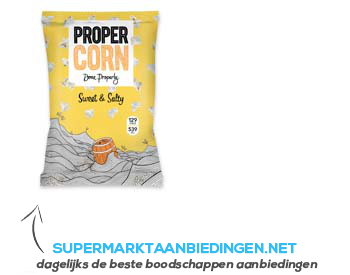 Propercorn Sweet & salty aanbieding