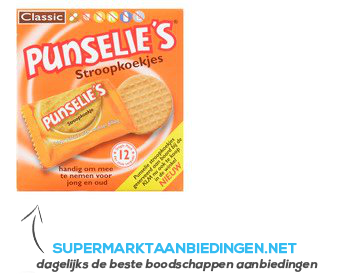 Punselie's Stroopkoekjes aanbieding