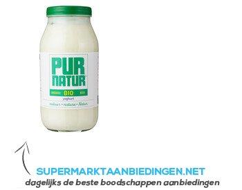 Pur Natur Biolgische yoghurt