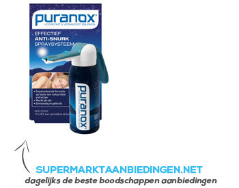 Puranox Anti-snurk spraysysteem aanbieding