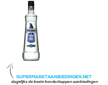 Puschkin Vodka aanbieding