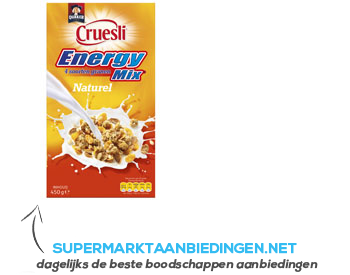 Quaker Cruesli Energy mix naturel