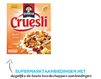 Quaker Cruesli multifruit