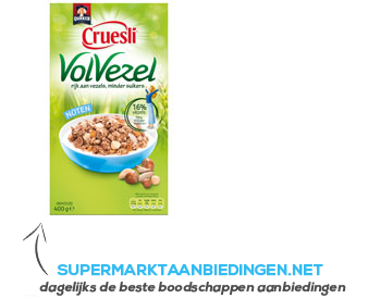 Quaker Cruesli volvezel noten