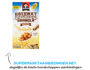 Quaker Havermout granola original