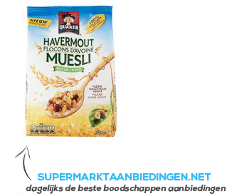 Quaker Havermout muesli noten