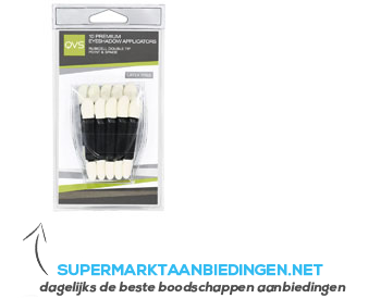 QVS Premium oogschaduw applicators aanbieding