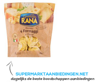 Rana Ravioli 4 formaggi aanbieding