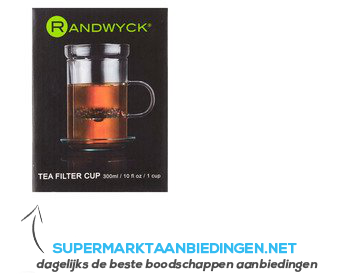 Randwijck Theekop filter aflegschaaltje aanbieding