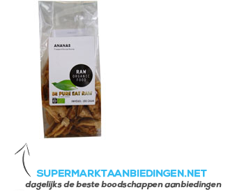 Raw Organic Food Ananas aanbieding