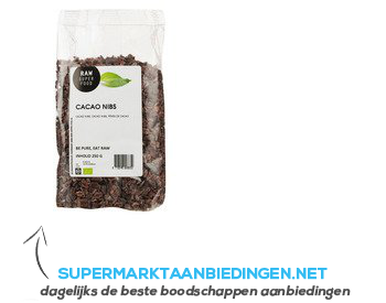 Raw Organic Food Cacaonibs aanbieding