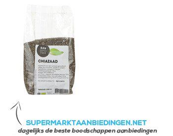 Raw Organic Food Chiazaad raw biologisch aanbieding