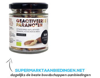 Raw Organic Food Geactiveerde paranoten aanbieding