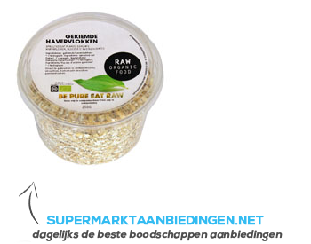 Raw Organic Food Gekiemde havervlokken aanbieding