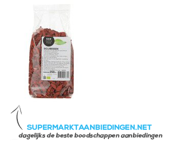 Raw Organic Food Gojibessen biologisch aanbieding