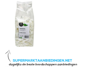 Raw Organic Food Kokoschips (geraspte kokos) aanbieding