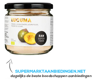 Raw Organic Food Lucumapoeder biologisch aanbieding