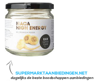 Raw Organic Food Maca high energy poeder aanbieding