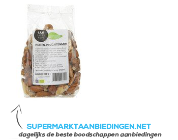 Raw Organic Food Noten vruchtenmix raw aanbieding