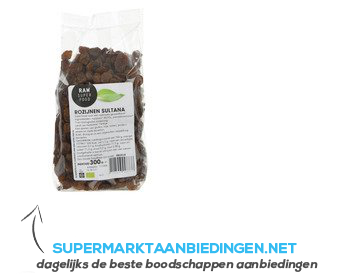 Raw Organic Food Rozijnen sultana raw aanbieding