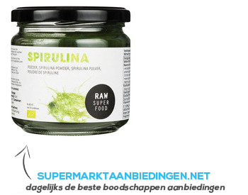 Raw Organic Food Spirulinapoeder biologisch aanbieding