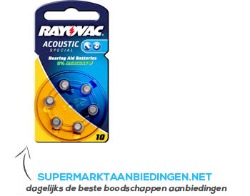 Rayovac Acoustic special 10 aanbieding