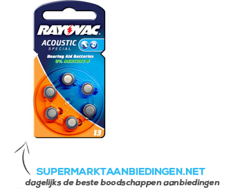 Rayovac Acoustic special 13 aanbieding