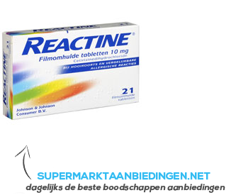 Reactine Hooikoorts tabletten aanbieding