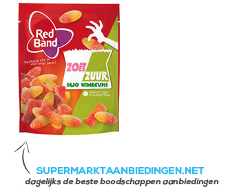 Red Band Winegum zoet zuur aanbieding