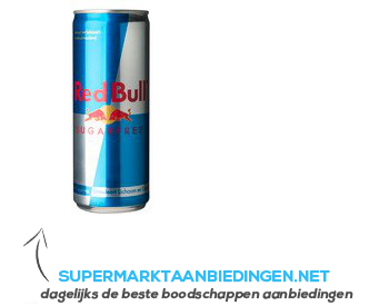 Red Bull Energy drink sugarfree aanbieding